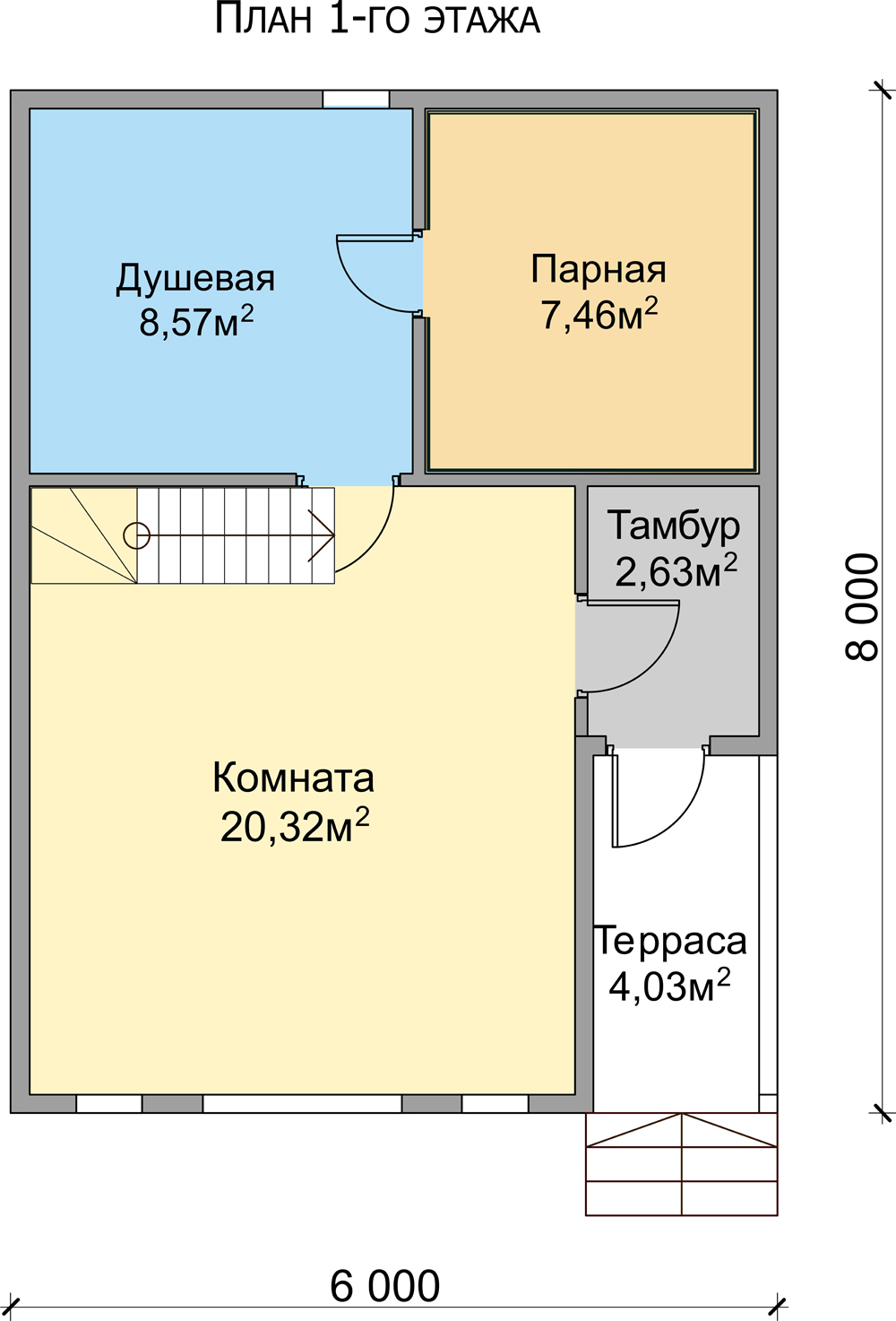 Баня Даная 2 планировка